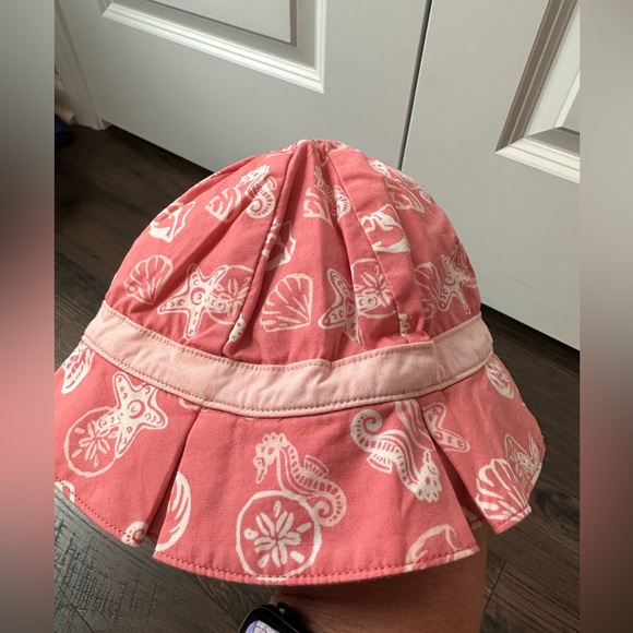 Janie and Jack Pink Beachy Bucket Hat (Size 0-3 Months) - Picture 3 of 5